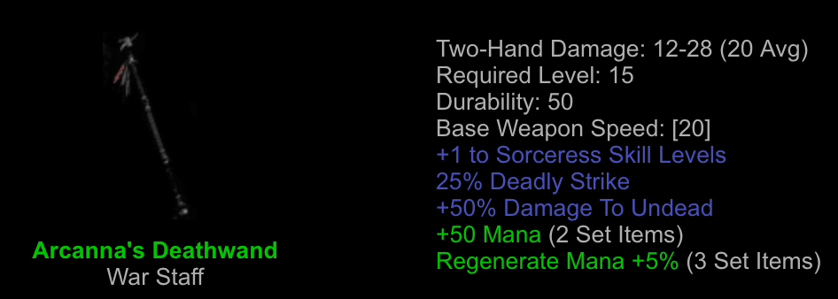 Arcanna's Deathwand