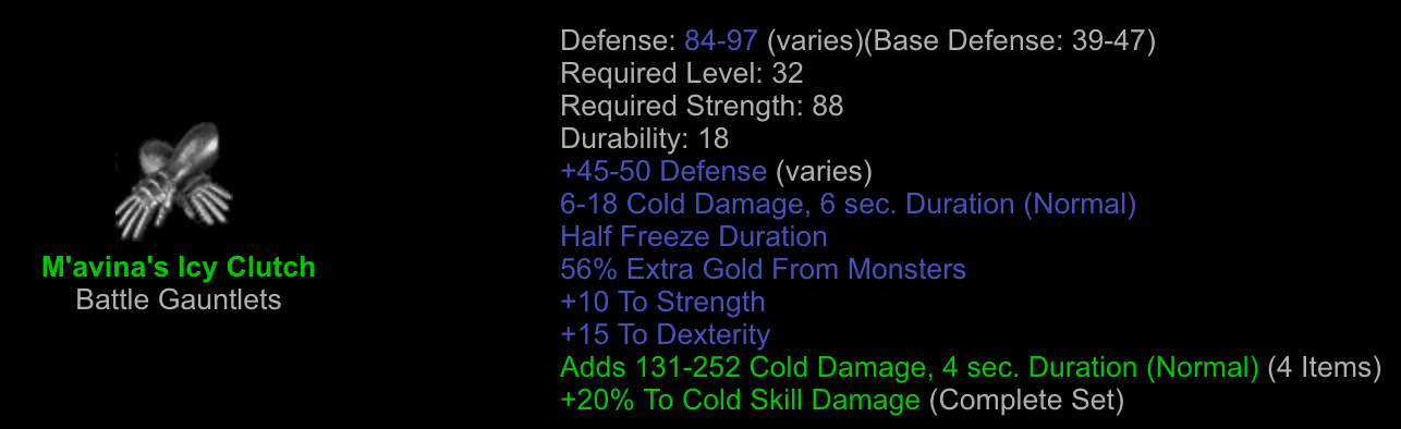 M'avina's Icy Clutch