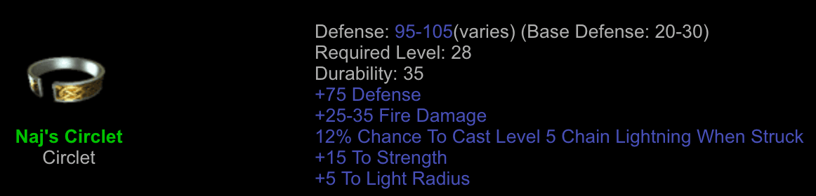 Naj's Circlet