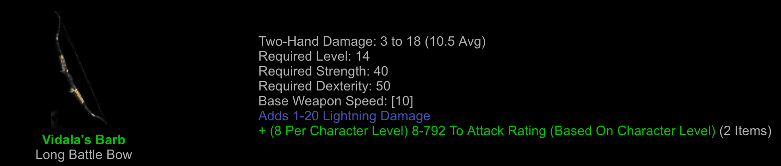 Vidala's Barb