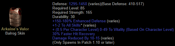 Arkaine's Valor
