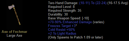 Axe of Fechmar