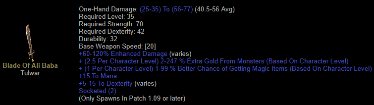 Blade of Ali Baba