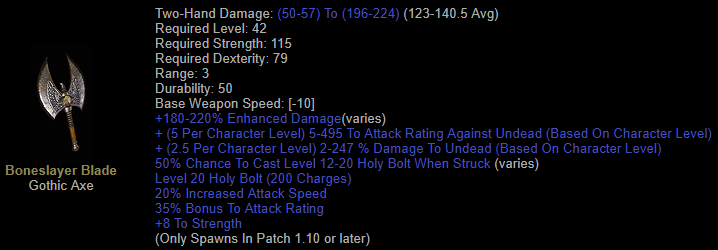 Boneslayer Blade
