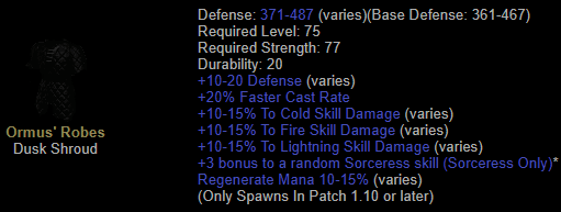 Ormus' Robes