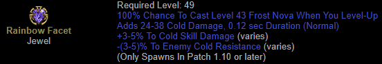 Rainbow Facet (Cold, Level-Up)