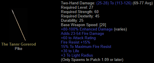 The Tannr Gorerod