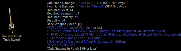 The Vile Husk