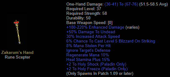Zakarum's Hand