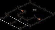 Diablo 2 Catacombs level 2 — Waypoint Tile (top right)