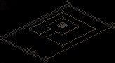 Diablo 2 Durance of Hate level 2 — Entrance Tile (top left):, Exit Tile (bottom right):, WP Tile (top right)