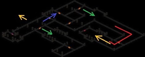 Diablo 2 What is Right / Left / Straight — Here an example of such a map for the forgotten tower