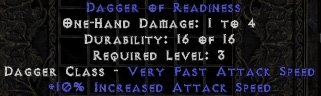Assassin items of interest